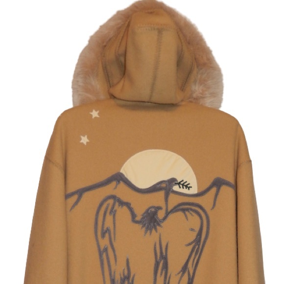 Linda Lundstrom Jackets & Blazers - NWT Linda Lundstrom La Parka Champagne Spirit of Freedom Coat Sz 10